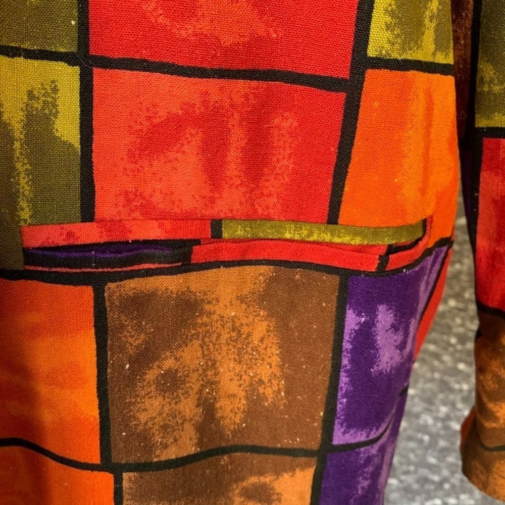 Vintage Options Melrose Patchwork Pattern Colorfu… - image 4